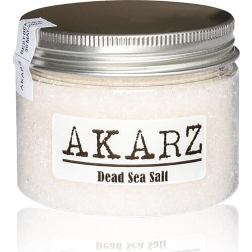 AKARZ Brand 100% Pure Mineral Dead Sea Salt Origin Jordan Fine Grain Relieving psoriasis eczema and acne skin body care