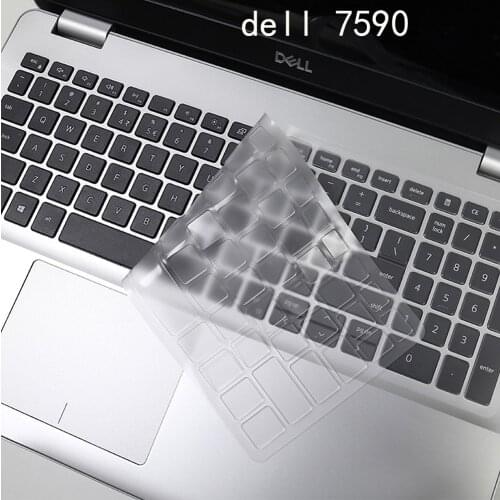 Keyboard Cover for Dell Inspiron 15 7590 5590 5593 with for Dell G7 gaming 7590 15.6 inch clear waterproof Ultra Thin TPU