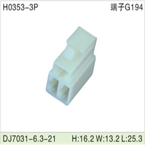 Freeshipping500pcs DJ7031-6.3-21 6.3mm 3Pin AMP Car Electrical Wire Connectors 1-967642-1for VW,BMW,Audi,Toyota,NISSAN AND other