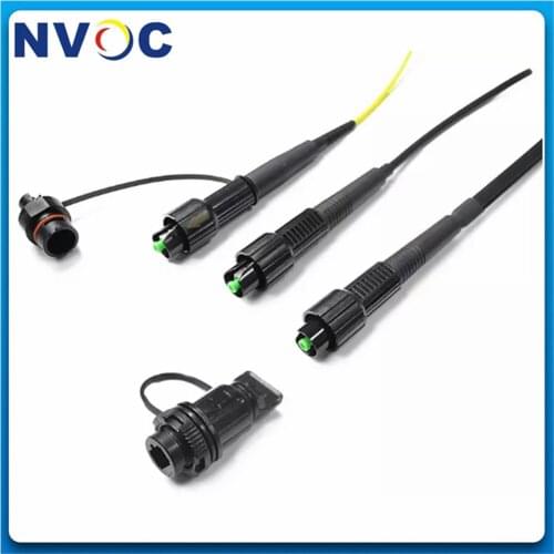 FTTH Fiber Optic Patch cord 1M 3M 5M 7M 10M 15M with hua wei Mini SC APC Waterproof IP68 SOS Armour 3.0mm Cable Connector