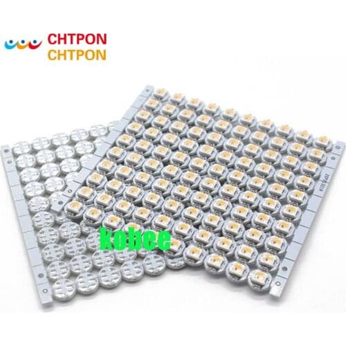 SK6812 individually addressable RGB full color RGBW RGBWW led mini board with white/black heatsink DC 5V