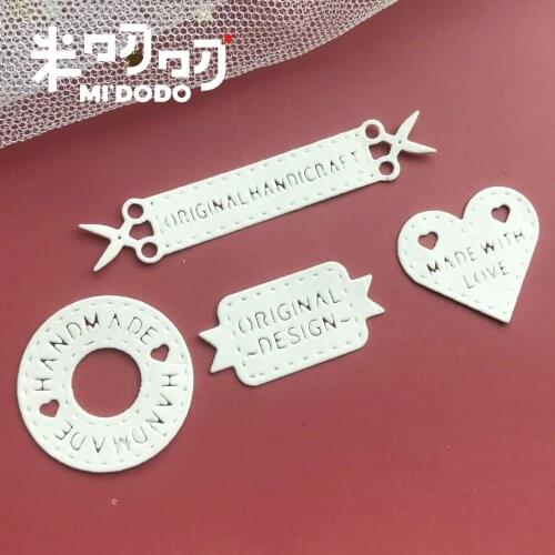 Handmade Mark Lable Metal Cutting Dies 2020 For Scrapbooking DIY Paper/photo Cards Midodo New Design Dies