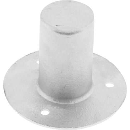 Marine Boat Yacht 316 Stainless Steel 90 Degree Embedded Deck Pipe Base 25mm