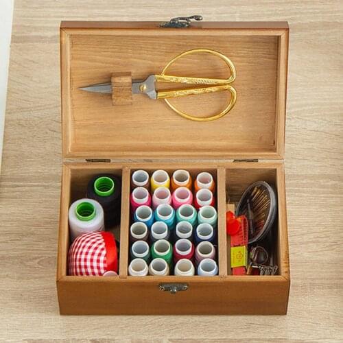 DIY Sewing Kits Box Needles Threads Buttons Scissors Thimble Multi-function Home Travel Embroidery Craft Tools Supplies