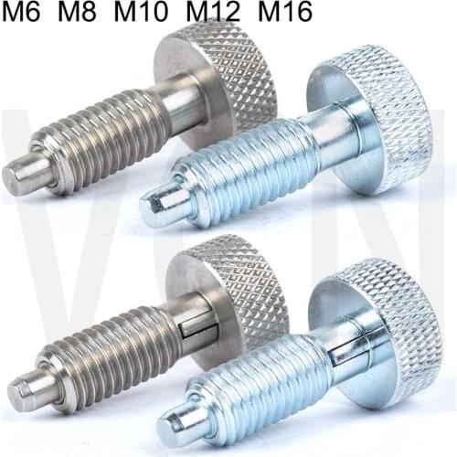 All metal VCN230 Indexing Plungers,Spring plungers, Index plunger,Locking spring screw without Nut ,M6 M8 M10 M12 M16