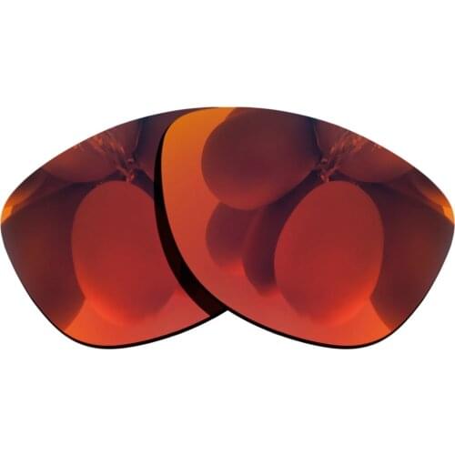 Polarized Sunglasses Replacement Lenses for-Frogskins Frame - Fire Red
