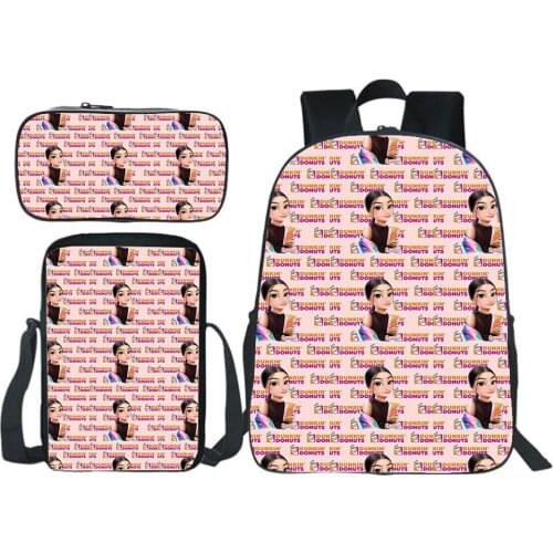 Charli Damelio Backpack 3Pcs/Set Students School Bag Children Rucksack Kids Back To School Backpacks Pencil Case Shoulder Bag