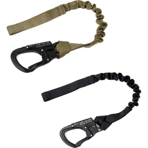 Outdoor TMC2291 Safety Personal Retention Lanyard Tactical Metal D Type Buckle Hook FG/OD