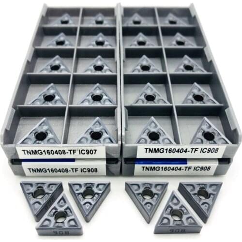 TNMG160404 TNMG160408 TF IC907 / IC908 External turning tools Carbide inserts Lathe tools TNMG 160404 Tokarnyy turning inserts