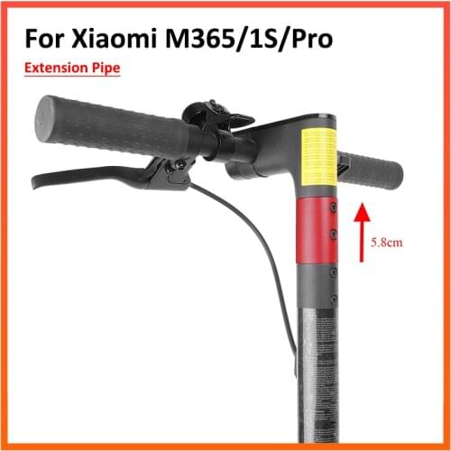 Handlebar Extension Pipe for Xiaomi M365 Electric Scooter Aluminum Alloy Heightening Modification 1S Pro 2 Parts