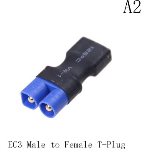 High Quality No Wires Connector - EC3 M/F to F/M T-Plug Adapter (Deans Style)