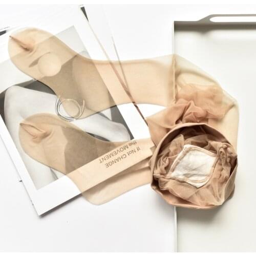 1D Xue Daili T crotch no trace ultra-thin female invisible rompers stockings bare legs full transparent sexy summer crotchless