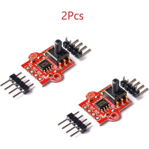 2pcs Digital Barometric Pressure Sensor Module Liquid Water Level Controller Board Breakout 0-40KPa for Arduino 3.3V-5V
