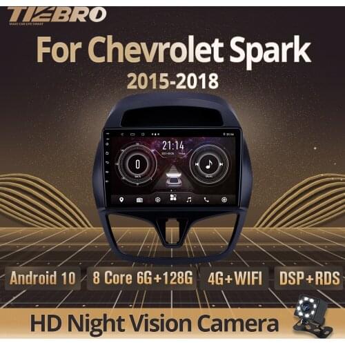 TIEBRO 2 Din Android 10.0 Car Radio For Chevrolet Spark 2015-2018 GPS Navigation Stereo Receiver Auto Radio DSP Bluetooth Player