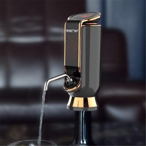 Automatic Wine Decanter Electric Wine Decanter Fresh-keeping 10 Days Quick Wine Aerator Adjustable Wine Dispenser USB Charging