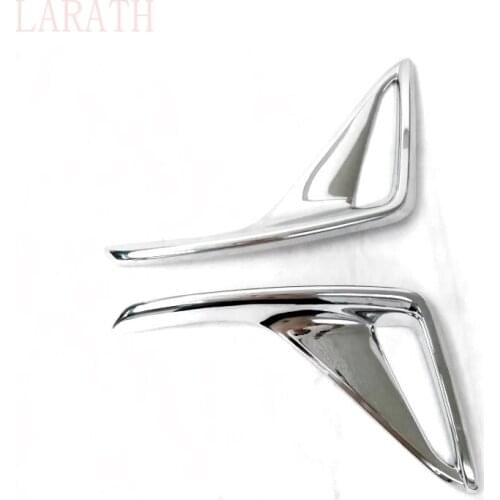 For Toyota C-HR CHR 2017 2018 Car Chrome Styling ABS Rear Fog Light Covers Stickers Exterior Decoration Auto Accessories