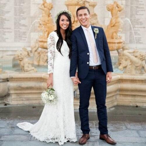 DongFlower Mermaid Silhouette Wedding Dresses