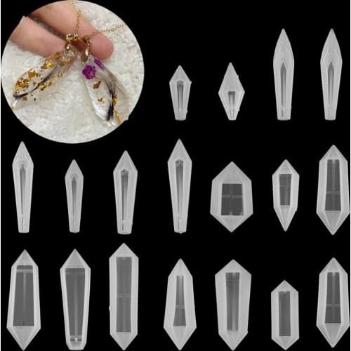 1Pcs Crystal Epoxy Casting Molds Kits Mixed Style UV Silicone Resin Tools Molds For DIY Jewelry Making Findings Supplies Sets