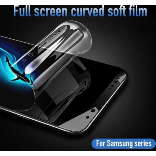Hydrogel Film for Samsung Galaxy S10E S8 S9 S20 Fe S21 Note 20 Ultra 10 Plus Screen Protector for A50 A51 A70 A71 A52 M51