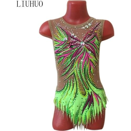 LIUHUO New Design Rhythmic leotards Girls Gymnastics leotards Skating dress women