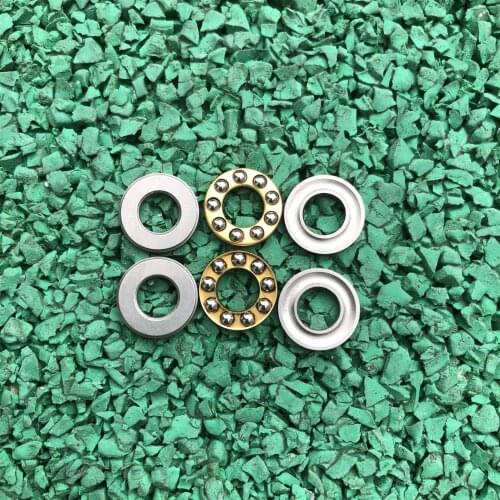 100pcs F7-15M metal Axial Ball Thrust Bearings 7x15x5 mm miniature Plane thrust ball bearing 7*15*5 for hardware accessories