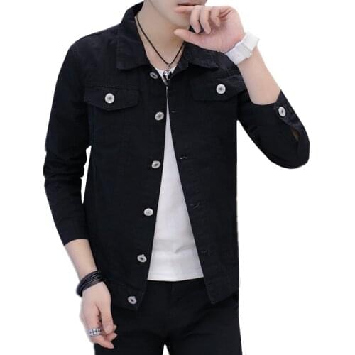 Y2047-A1366 spring autmn 2020 new Korean version fashion trend handsome men denim jacket cheap wholesale Factory direct sales