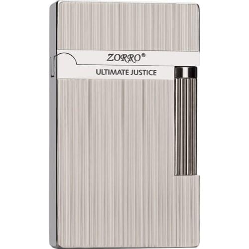 Zorro New Loud Sound Kerosene Lighter Brushed Sideslip Nostalgic Personality Creative Mens Gift Smoking Accessories Tools
