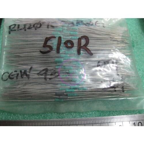 Original New 100% RLR07C5100GS 510R 2% 1/4W metal film resistor (Inductor)