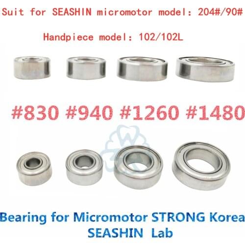 4pcs/set bearings for Korea Shiyang engraving machine H37L1 handle