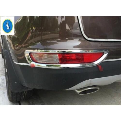 Yimaautotrims Auto Accessory Rear Fog Lights Lamp Frame Molding Cover Trim 2 Pcs Fit For KIA Sportage 2016 2017 2018