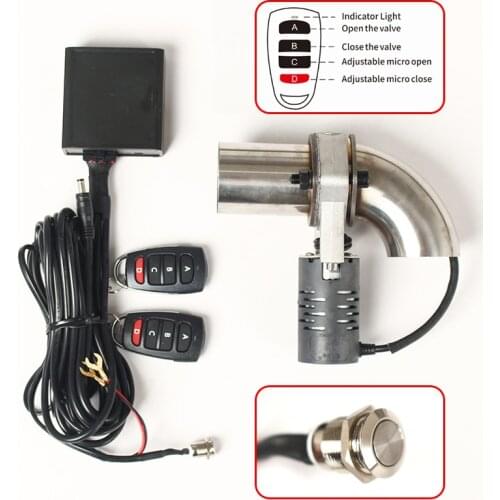 Cars Sounds Valve Exhaust Valve Cutout Valve Muffler Flanged Remote Controller Kits