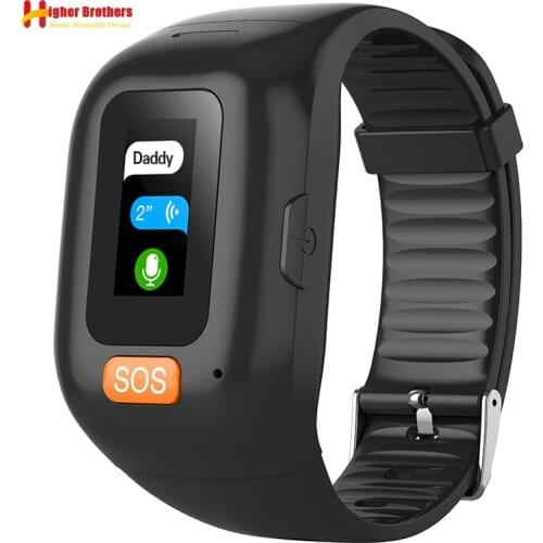 Smart GPS Bracelet GPS Watch Elderly Men Student Wristband SOS Remote Heart Rate Voice Monitor Care Parent Phone Smartwatch