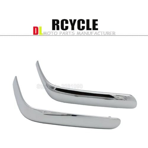 Connecting Fairing Bow Shaped Chrome Strake For Honda GoldWing GL1800 2001-2011 GL 1800 Chrome Decoration Strips Parts