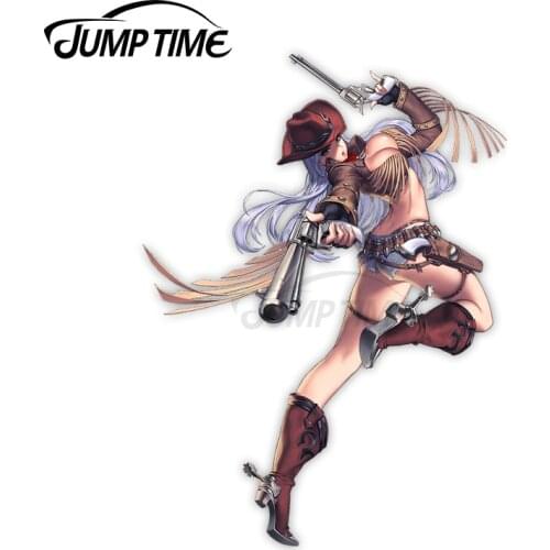 Jump Time Chaos Heroes Online Darae 9.6 Anime Sexy Girl Vinyl Decal Waifu Car sticker
