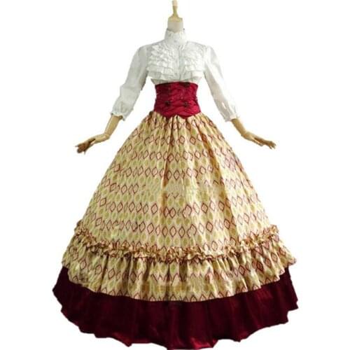 Rococo dress Baroque Marie Antoinette Ball Dresses 18th Century Renaissance Historical Period Victorian Dress Gown for Women