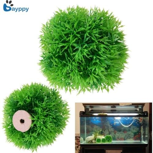 10cm Cladophora Live Aquarium Plant Fish Tank Shrimp Nano For MARIMO MOSS BALLS Fish Tank Ornament Fish Tank Plants Decoration