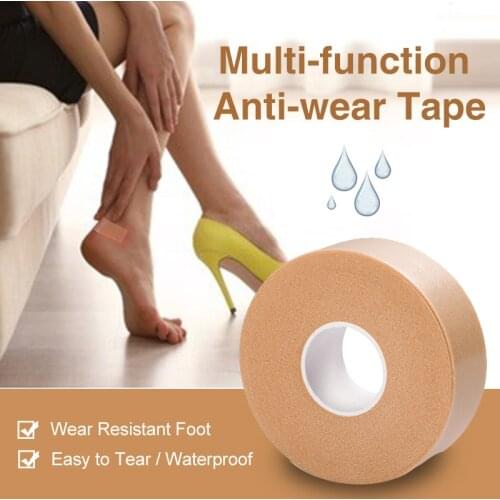 1Roll Multi-functional Bandage Medical Rubber Plaster Tape Self-adhesive Elastic Wrap Anti-wear Waterproof Heel Sticker Foot Pad