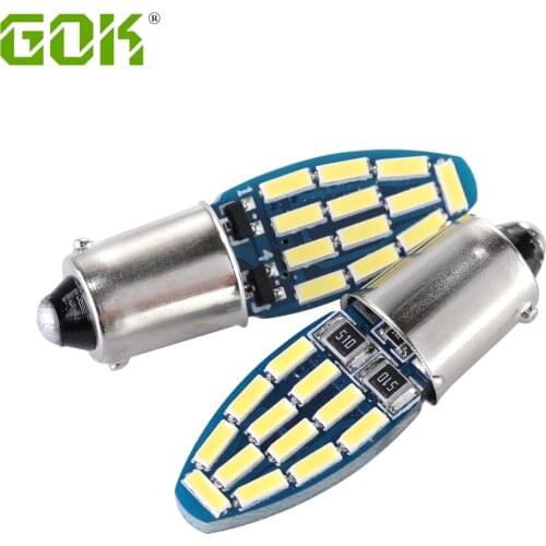 10PCS High Quality T4W BA9S BAY9S BAX9S 4014 Chip LED Parking Light Canbus Auto Interior Reading Dome Lamps Car Tail Side Bulb