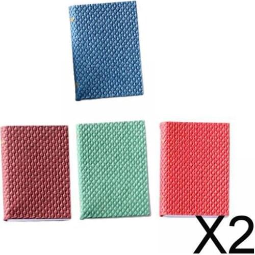 2x4/set Miniatures Opening Books 1:12 Doll House Bookshelf Library Life Scene