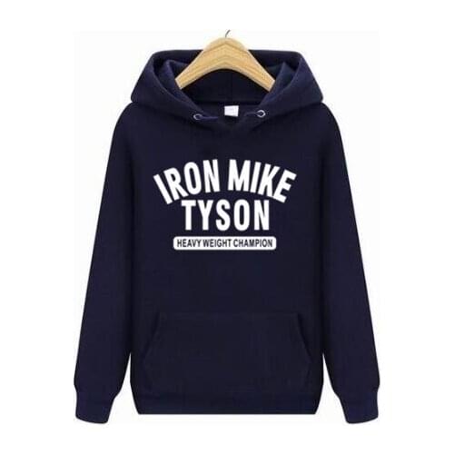 2021 Mens New hoodie Iron Mike Tyson BOX Letters Logo Print Tops Tees Cool Big Plus Size hoodies S-4XL Sweatshirts