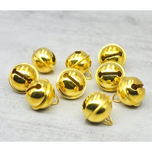 22mm Beautiful Jingle Bell Christmas Party Decoration Pendant Loose Beads DIY Christmas Tree Bell Wedding Accessories Supplier