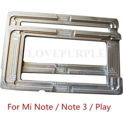 Glue Aluminum Metal Mould LCD Screen Glass Mold Holder for Xiaomi Mi Play / Note / Note 3