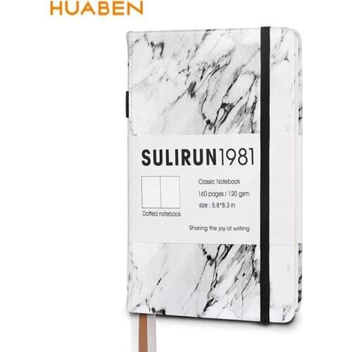 Marble Texture PU A5 Notepad Hardcover Notebook To Do List Note Pad School Office Supply A5 Leather Business Notebook Gift Diary