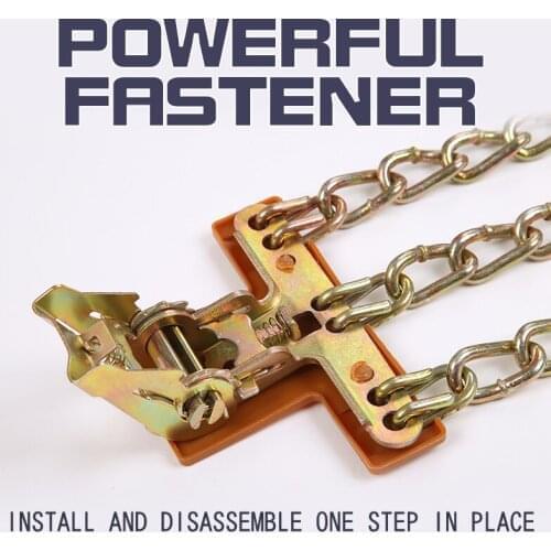 Low Noise Manganese Steel Anti-skidding Chains Easy Access To A Variety Of Complex Slippery Surfaces