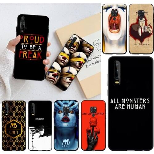 AHS American Horror Customer High Quality Phone Case for Huawei P40 P30 P20 lite Pro Mate 20 Pro P Smart 2019 prime