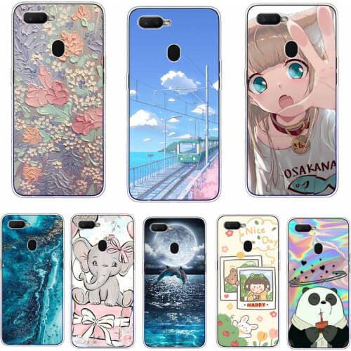 For OPPO AX7 Case Cool Case OPPO AX7 Silicone Soft TPU Phone Cover For OPPO AX7 AX 7 A X7 Cover 360 full Protective Case Bumper