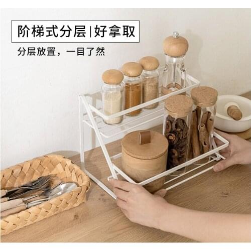 Japanese Style Kitchen, Ironwork Toilet, Bathroom, Cosmetics, Shelving, Table Top, Seasoning, Finishing and Storing Rack
