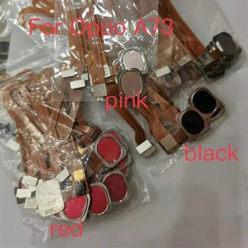 1PCS NEW Home Finger Reader Fingerprint Reader Touch ID Sensor Return Key Home Button Flex Cable For Oppo A73
