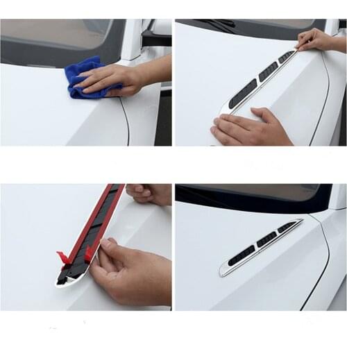 Car Shark Gill Outlet Simulation Vents For Mitsubishi ASX Outlander Lancer Colt Evolution Pajero Eclipse Grandis FORTIS Zinger