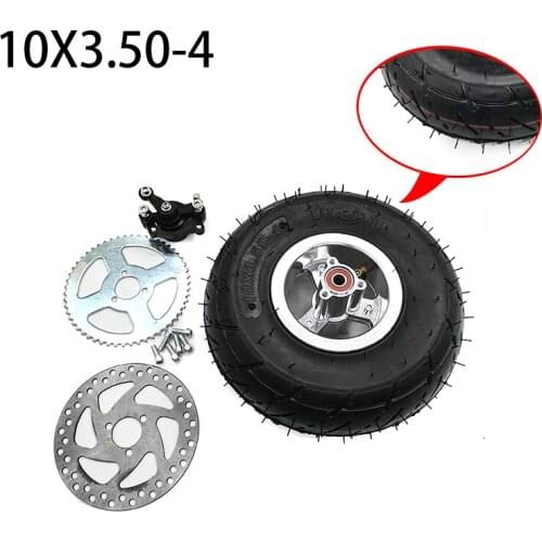 10x350-4 inner and Outer Tire 10x3.50-4 inch wheel Hub is Suitable For Scooter and Electric Vehicle